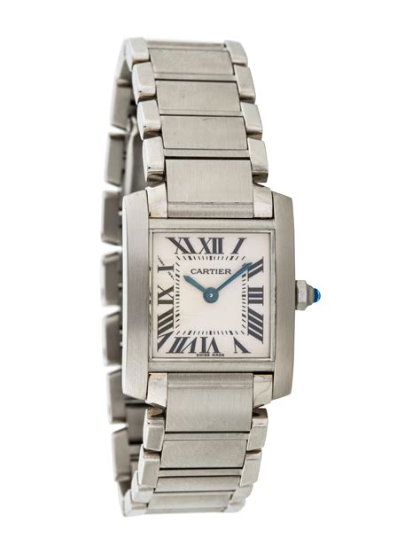 cartier tank bracelet cuir|cartier ladies tank francaise.